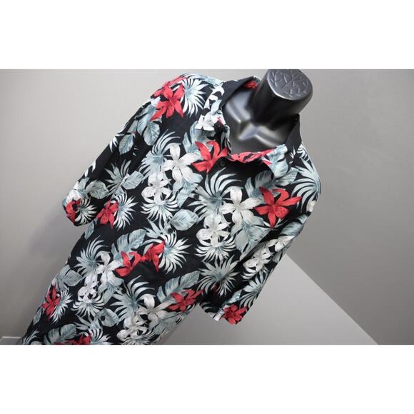 Cubavera Hawaiian Button Up Camp Shirt Floral 100% Viscose Relaxed Mens Sz 4XL - Picture 4 of 7